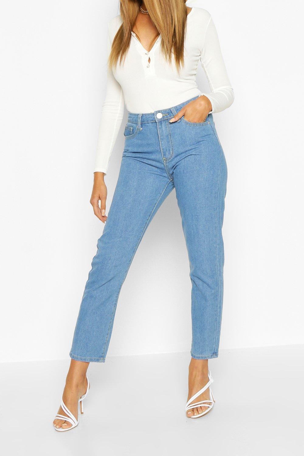 Jeans dritti celeste chiaro